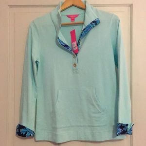 NWT Lilly Pulitzer UPF 50+ Popover: Whisper Blue